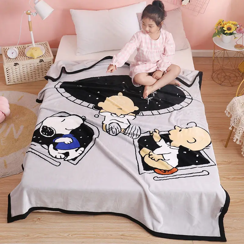 Snoopy Charlie Brown Kawaii Cartoon Cute Blanket Thickened Baby Blanket Kindergarten Small Quilt Air Conditioner Blanket
Snoopy Charlie Brown Kawaii Cartoon Cute Blanket Thickened Baby Blanket Kindergarten Small Quilt Air Conditioner Blanket