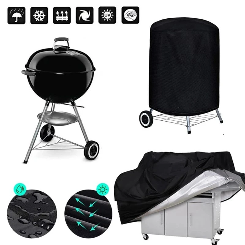 BBQ Grill Barbeque Cover Anti-Dust Waterproof Weber Heavy Duty Charbroil BBQ Cover Outdoor Rain Protective Barbecue Cover 
BBQ Grill Barbeque Cover Anti-Dust Waterproof Weber Heavy Duty Charbroil BBQ Cover Outdoor Rain Protective Barbecue Cover