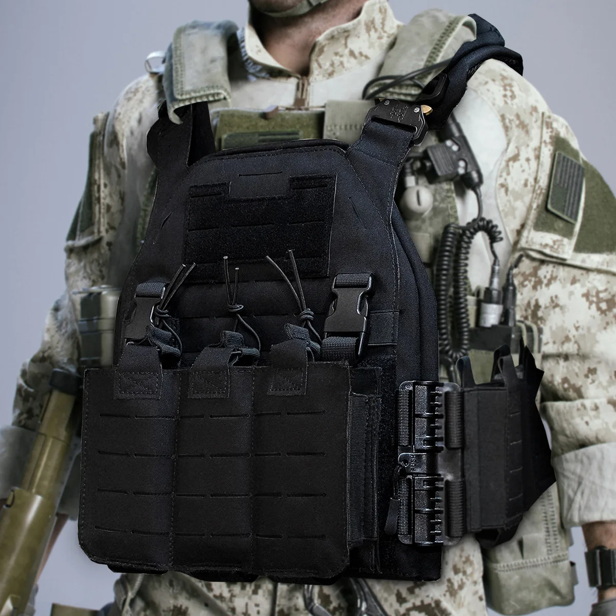 

Cross-Border Amazon Military Fan Outdoor Wild Bee Molle Multifunctional Tactical Vest Lightweight Quick-Release Protective Vest