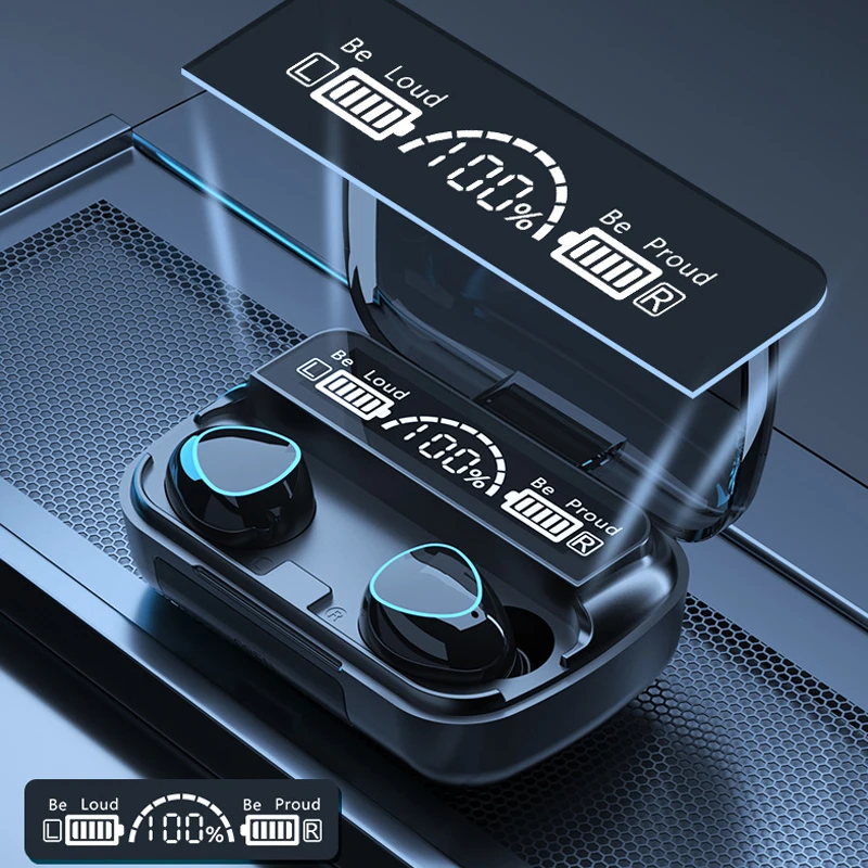 TWS Bluetooth-compatible 5.1 Earphones 3500mAh Charging Box Wireless Headphone Sports Waterproof Headsets With Microphone
TWS Bluetooth-compatible 5.1 Earphones 3500mAh Charging Box Wireless Headphone Sports Waterproof Headsets With Microphone