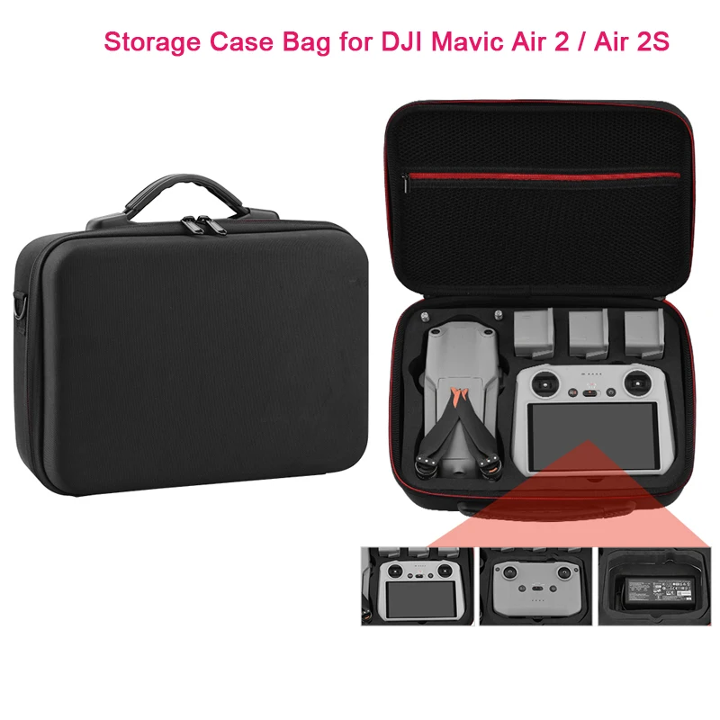 Carry Case for DJI Mavic Air 2 / Air 2S Drone Body RC Pro/RC-N1 Remote Controller Shoulder Storage Bag Handbag Drone Accessories
Carry Case for DJI Mavic Air 2 / Air 2S Drone Body RC Pro/RC-N1 Remote Controller Shoulder Storage Bag Handbag Drone Accessories