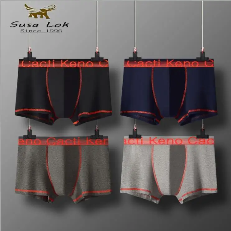 4 PCS Men Underwear Sexy Pants Man Shorts Breathable Comfort Cotton Boxers M-5XL Extra Large High Elasticity Cacti Keno
4 PCS Men Underwear Sexy Pants Man Shorts Breathable Comfort Cotton Boxers M-5XL Extra Large High Elasticity Cacti Keno