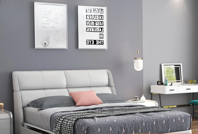 Leather double bed master bedroom wedding bed 1.8 m 2 m multifunctional storage soft bag bed
Leather double bed master bedroom wedding bed 1.8 m 2 m multifunctional storage soft bag bed