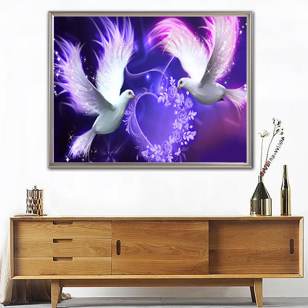 HOMHOL Full SquareRound Drill 5D DIY Diamond Painting Dove love Embroidery Cross Stitch Home Decor Gift
HOMHOL Full SquareRound Drill 5D DIY Diamond Painting Dove love Embroidery Cross Stitch Home Decor Gift