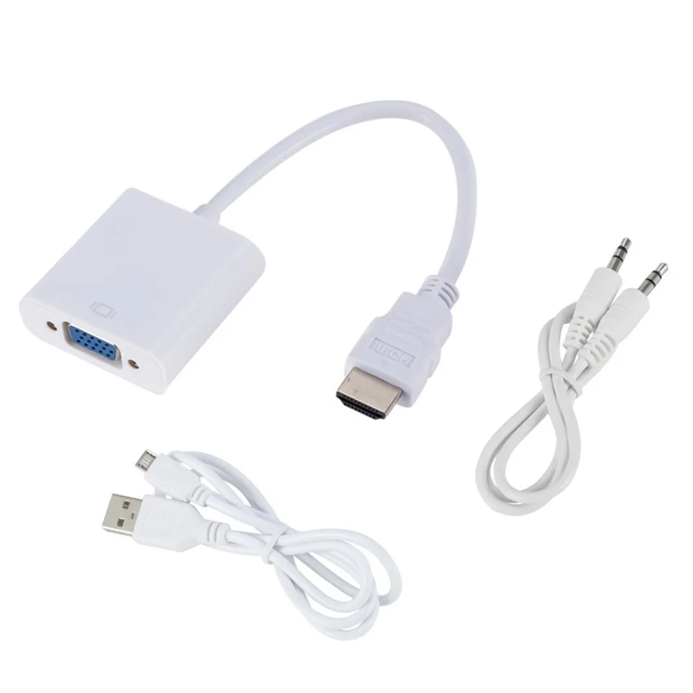 HDMI-compatible TO VGA Converter Cable 1080P Audio Band Power Supply HD Conversion For Video Audio For Tablet
HDMI-compatible TO VGA Converter Cable 1080P Audio Band Power Supply HD Conversion For Video Audio For Tablet