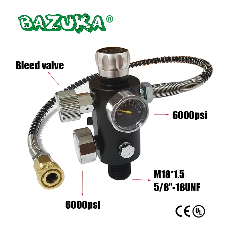 DIN-клапан для подводного плавания, адаптер, регулятор, клапан с манометром, резервуар для наполнения, для воздушного бака, пейнтбола, HPA, для д...
DIN-клапан для подводного плавания, адаптер, регулятор, клапан с манометром, резервуар для наполнения, для воздушного бака, пейнтбола, HPA, для д...