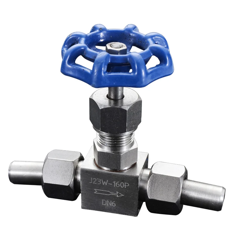 304 Stainless Steel Welded Needle Valve J23W-160P High Pressure Needle Valve Cut-off Valve Butt Welding Valve 4 Minutes 1 Inch
304 Stainless Steel Welded Needle Valve J23W-160P High Pressure Needle Valve Cut-off Valve Butt Welding Valve 4 Minutes 1 Inch