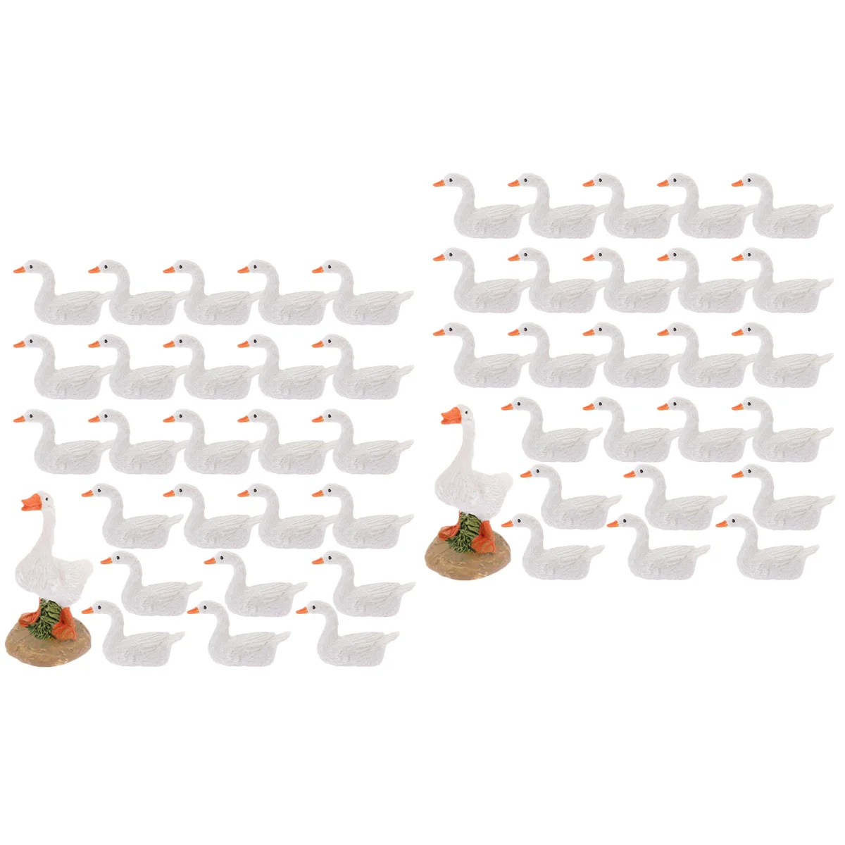 52 Pcs Cartoon Duck Figurine Miniature Duck Decor Decoration for Desktop Flowerpot
52 Pcs Cartoon Duck Figurine Miniature Duck Decor Decoration for Desktop Flowerpot