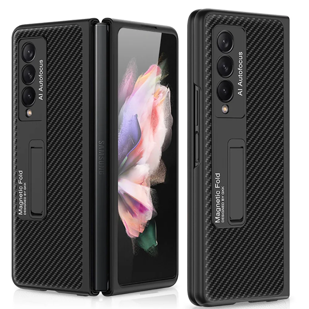 for Samsung Galaxy Z Fold 3 Case All Round Protection Carbon Fiber with Wireless Charging and Viewing Kickstand Features Cover
for Samsung Galaxy Z Fold 3 Case All Round Protection Carbon Fiber with Wireless Charging and Viewing Kickstand Features Cover
