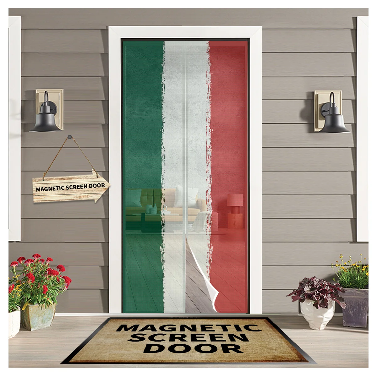 Mexico Flag 5Th May Kitchen Door Curtain Tool-free Magnetic Screen Insect-proof Fly Door Curtain Mesh Bedroom Hanging Curtain
Mexico Flag 5Th May Kitchen Door Curtain Tool-free Magnetic Screen Insect-proof Fly Door Curtain Mesh Bedroom Hanging Curtain