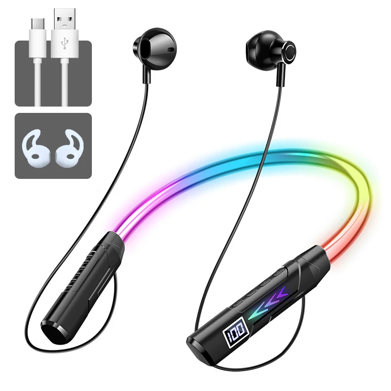 Quality Sports Bluetooth Headphones Wireless Earphone IPX56 Waterproof HIFI Sound Magnetic Neckband Headset Support TF Card 
Quality Sports Bluetooth Headphones Wireless Earphone IPX56 Waterproof HIFI Sound Magnetic Neckband Headset Support TF Card