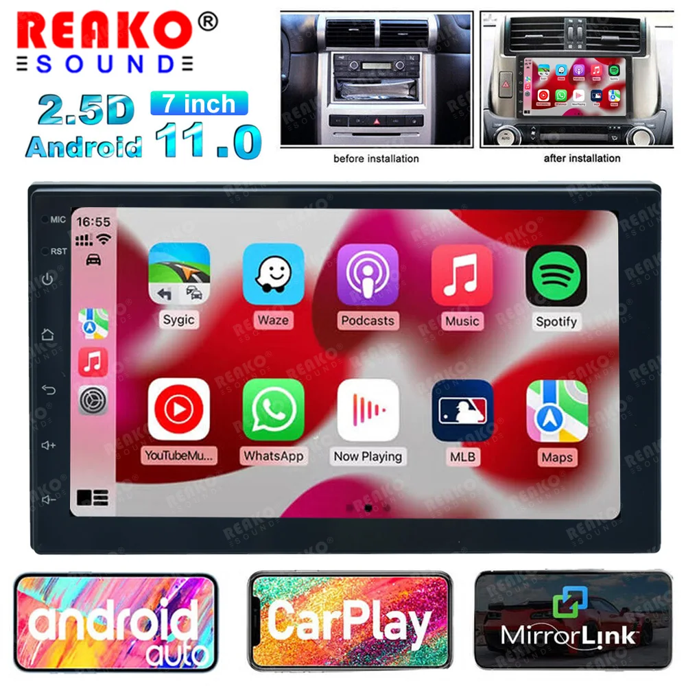 X-REAKO 7Inch 2Din Car Radio Universal Stereo WIFI GPS Multimedia Player Support TF/USB/AUX-IN Mobile Phone Link
X-REAKO 7Inch 2Din Car Radio Universal Stereo WIFI GPS Multimedia Player Support TF/USB/AUX-IN Mobile Phone Link