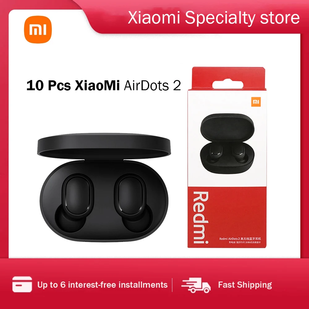 10 Pieces Wholesale Xiaomi Redmi Airdots 2 TWS Bluetooth Earphone Redmi Earbud 2 Airdots S Headphones Air 2 With Mic Handsfree
10 Pieces Wholesale Xiaomi Redmi Airdots 2 TWS Bluetooth Earphone Redmi Earbud 2 Airdots S Headphones Air 2 With Mic Handsfree
