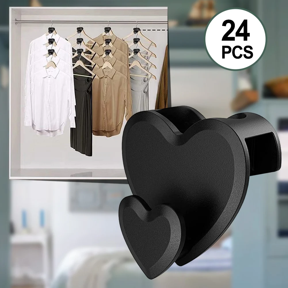 12 /18/24pcs Clothes Hangers Organizers Storage Hooks Space Saving Coat Hook Heart Shape Maximize Closet Space And Organizer
12 /18/24pcs Clothes Hangers Organizers Storage Hooks Space Saving Coat Hook Heart Shape Maximize Closet Space And Organizer