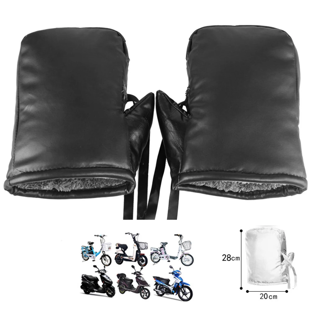 1Pair Motorcycle Handlebar Muffs Motorcycle Glove Winter Thickened Cold-Proof Warm Riding PU Leather Gloves
1Pair Motorcycle Handlebar Muffs Motorcycle Glove Winter Thickened Cold-Proof Warm Riding PU Leather Gloves