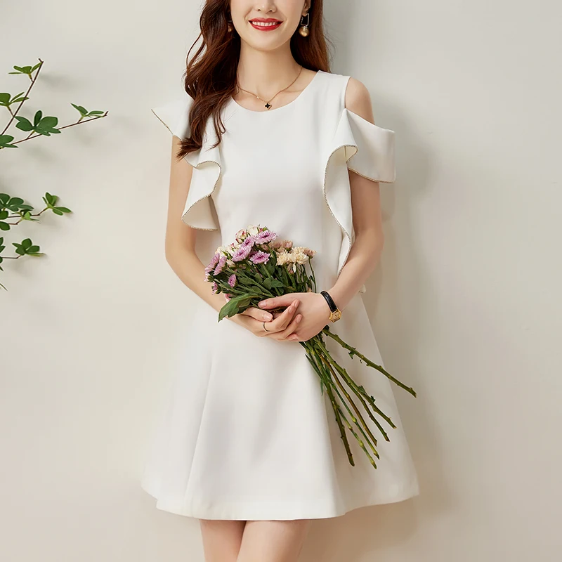 Sweet Elegant Women's Dresses For Party 2022 Sexy Off Shoulder Diamond Women Summer Dress White Pink Woman A-line Mini Dress
Sweet Elegant Women's Dresses For Party 2022 Sexy Off Shoulder Diamond Women Summer Dress White Pink Woman A-line Mini Dress