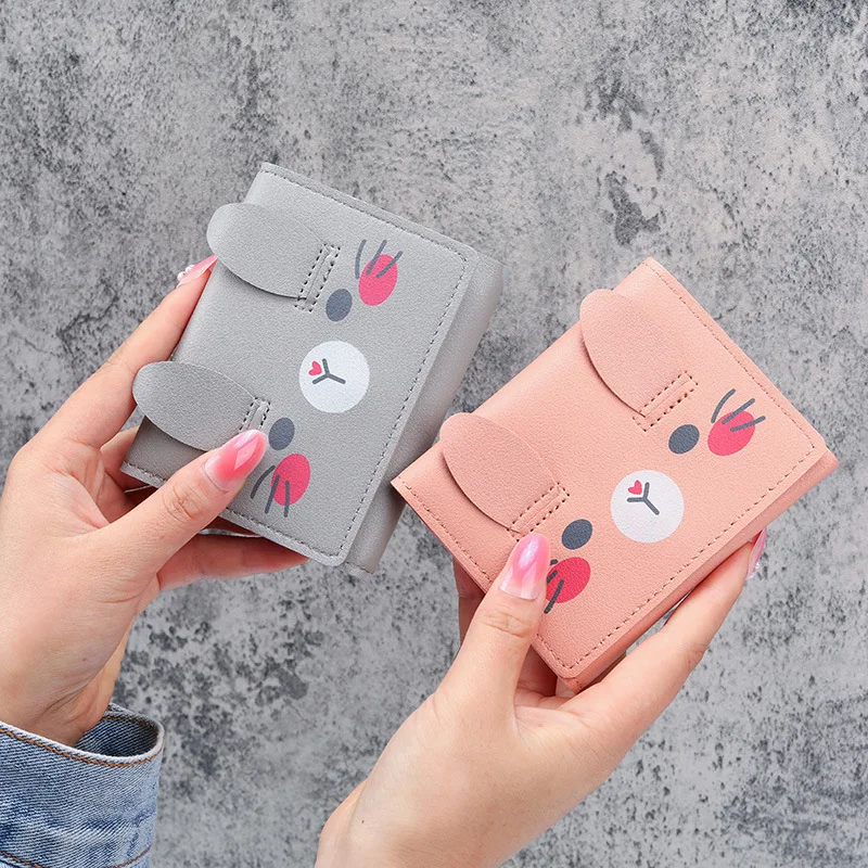2023 Short Wallet Female Cartoon Cute Student Trifold Wallet Fashion Buckle Ladies Wallet purse coin pouch coin purse
2023 Short Wallet Female Cartoon Cute Student Trifold Wallet Fashion Buckle Ladies Wallet purse coin pouch coin purse
