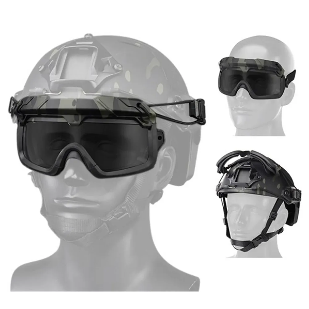 Tactical Airsoft Paintball Goggles Windproof Anti-Fog Military Hunting CS Wargame Protection Goggles Fits for Tactical Helmet
Tactical Airsoft Paintball Goggles Windproof Anti-Fog Military Hunting CS Wargame Protection Goggles Fits for Tactical Helmet