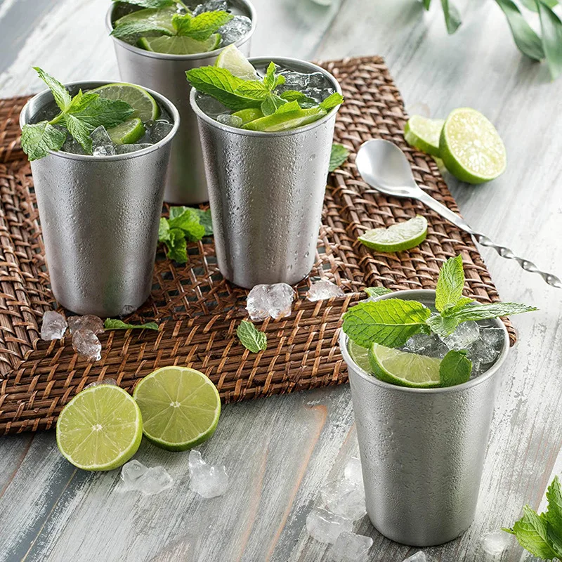 304 Stainless Steel Spray Paint Beer Cup Cold Water Drinks Cup Industry Style Wine Glass Coffee Drinking Coffee Tea Mug
304 Stainless Steel Spray Paint Beer Cup Cold Water Drinks Cup Industry Style Wine Glass Coffee Drinking Coffee Tea Mug