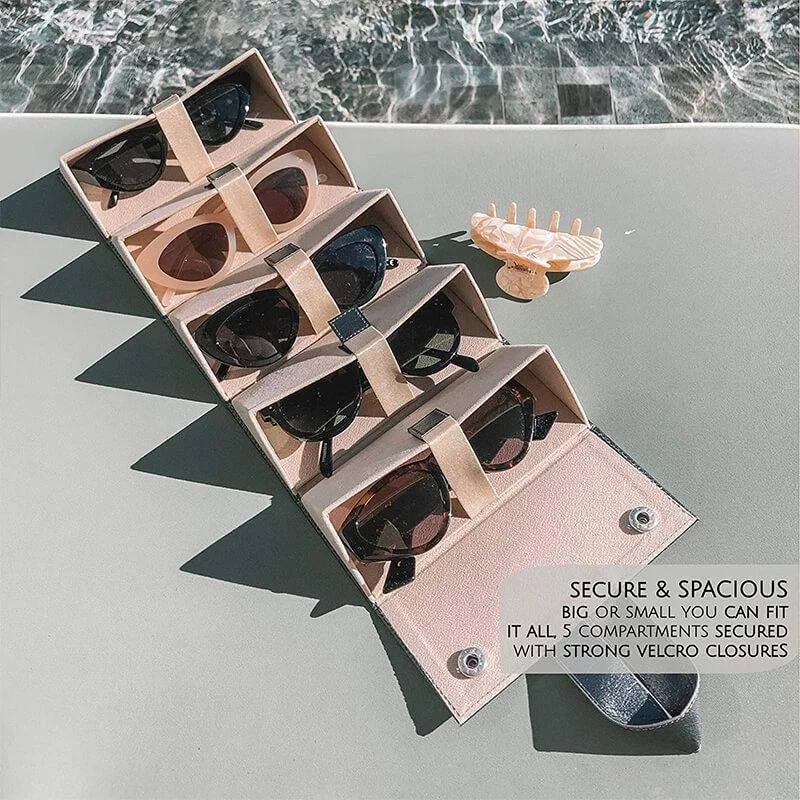 Portable Glasses Organizer 2/3/4/5/6 Multi-slot Eyeglasses Storage Display Travel Folding Sunglasses PU Leather Case Dropshippin
Portable Glasses Organizer 2/3/4/5/6 Multi-slot Eyeglasses Storage Display Travel Folding Sunglasses PU Leather Case Dropshippin