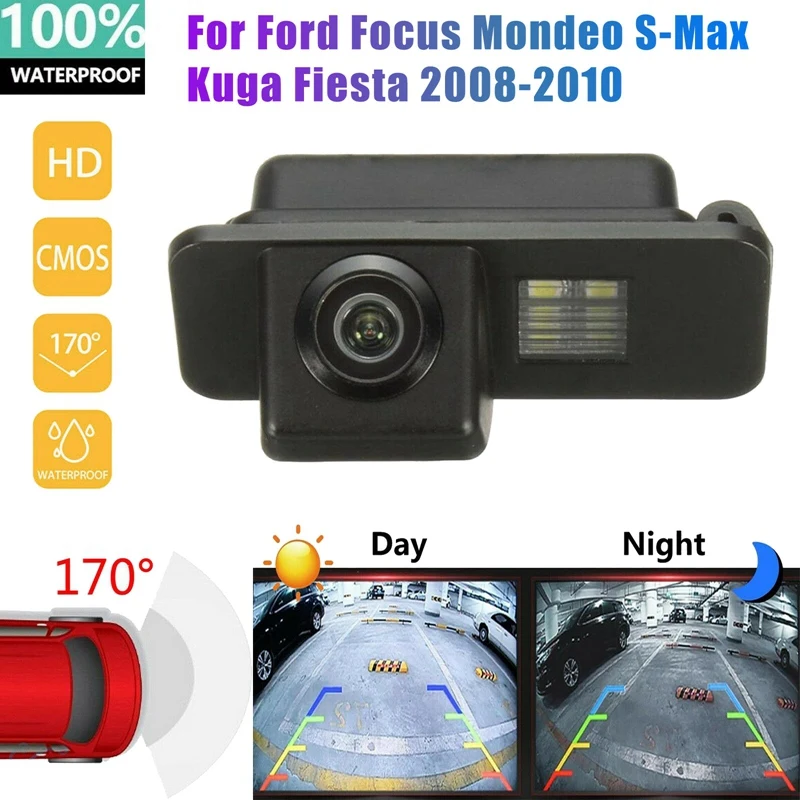 For Ford Focus Mk2 Mondeo S-Max Kuga Fiesta 2008-2010 Rear View Camera Backup Camera Reverse Parking Camera Night Vision
For Ford Focus Mk2 Mondeo S-Max Kuga Fiesta 2008-2010 Rear View Camera Backup Camera Reverse Parking Camera Night Vision