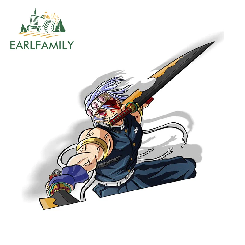 EARLFAMILY 13 см x 11,7 см для удзуй Тенген, наклейки на автомобиль, рассекающий демонов, окклюзия, стирание в багажнике, шлем, Декор 
EARLFAMILY 13 см x 11,7 см для удзуй Тенген, наклейки на автомобиль, рассекающий демонов, окклюзия, стирание в багажнике, шлем, Декор