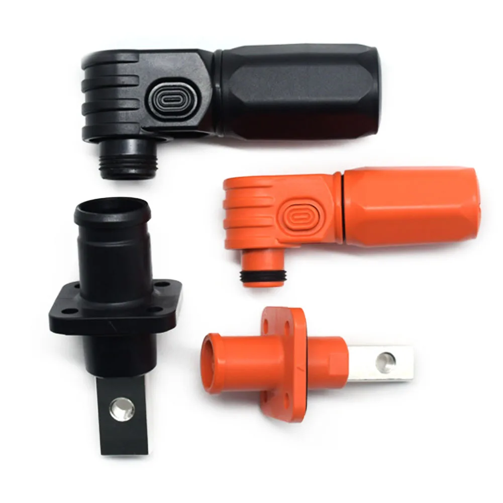 New Energy Storage Connector 200A 120A DC 1000V Quick Plug Socket Red Copper Right Angle Plug Single Core Elbow Power Connector
New Energy Storage Connector 200A 120A DC 1000V Quick Plug Socket Red Copper Right Angle Plug Single Core Elbow Power Connector