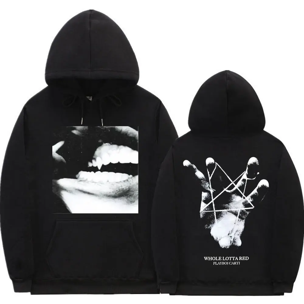 Hip Hop Men Women 90s Vintage Fashion Oversized Sweatshirt Playboi Carti Hoodies Music Album Whole Lotta Red Hoodie Streetwear
Hip Hop Men Women 90s Vintage Fashion Oversized Sweatshirt Playboi Carti Hoodies Music Album Whole Lotta Red Hoodie Streetwear