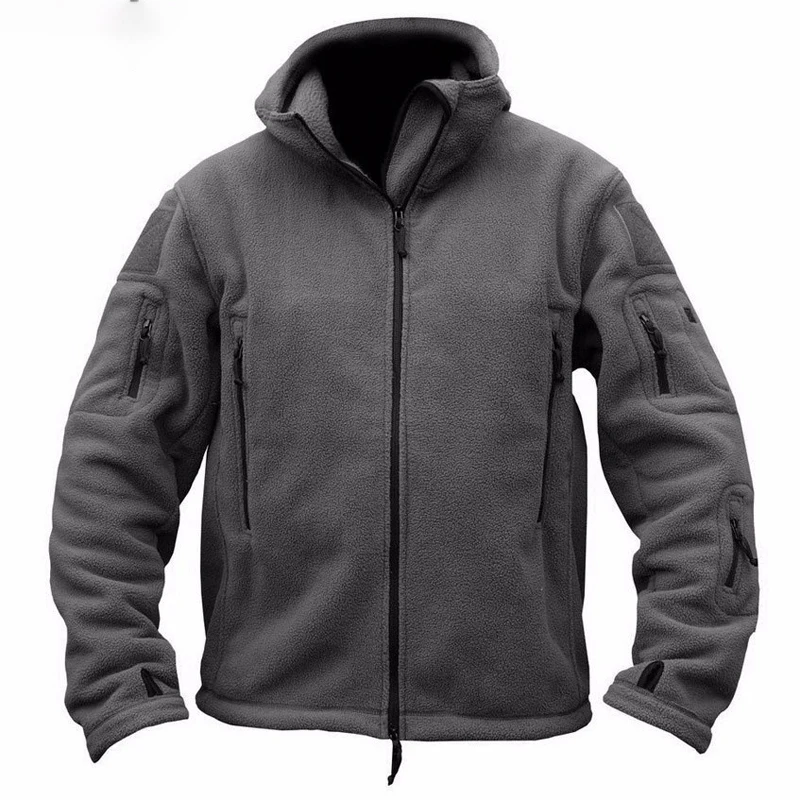 Fall Winter Outdoor Fleece Warm Solid Sweatshirts Men Casual Long Sleeve Zip Coat Tops Men's Multi-Pockets Hooded Sweatshirts
Fall Winter Outdoor Fleece Warm Solid Sweatshirts Men Casual Long Sleeve Zip Coat Tops Men's Multi-Pockets Hooded Sweatshirts