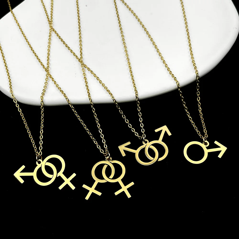 Personalized Male Female Logo Symbol Pendant Men Necklace Stainless Steel Women Cross Chain Necklace Jewelry Fine Gift Wholesale
Personalized Male Female Logo Symbol Pendant Men Necklace Stainless Steel Women Cross Chain Necklace Jewelry Fine Gift Wholesale