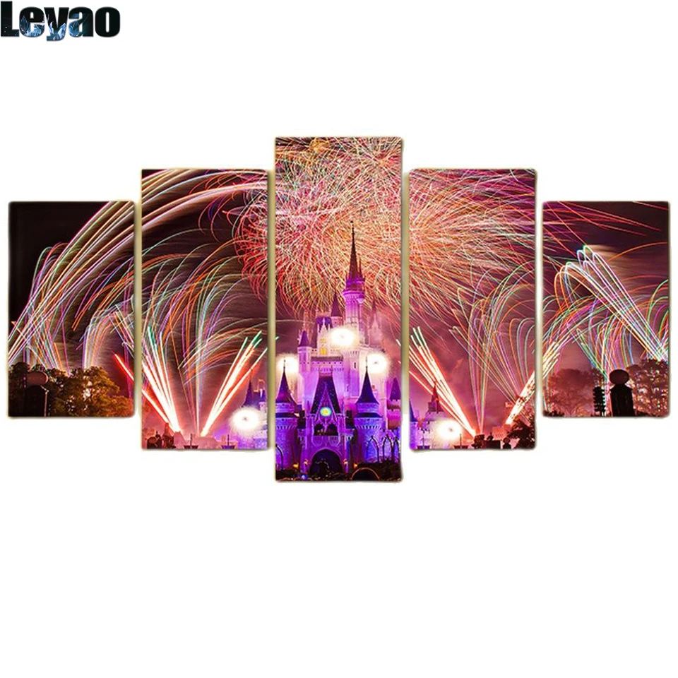 Алмазная картина «сделай сам» disney 5d, 5 шт., мультяшный замок, фейерверк, пейзаж, алмазная вышивка, декор для гостиной, настенная мозаика
Алмазная картина «сделай сам» disney 5d, 5 шт., мультяшный замок, фейерверк, пейзаж, алмазная вышивка, декор для гостиной, настенная мозаика