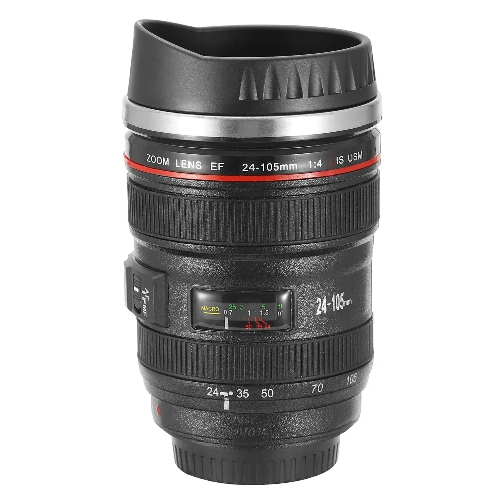 Camera Lens Coffee Mug Cup 13.6oz Food-Grade Stainless Steel Travel Photography Insulated Mug for All Ages
Camera Lens Coffee Mug Cup 13.6oz Food-Grade Stainless Steel Travel Photography Insulated Mug for All Ages