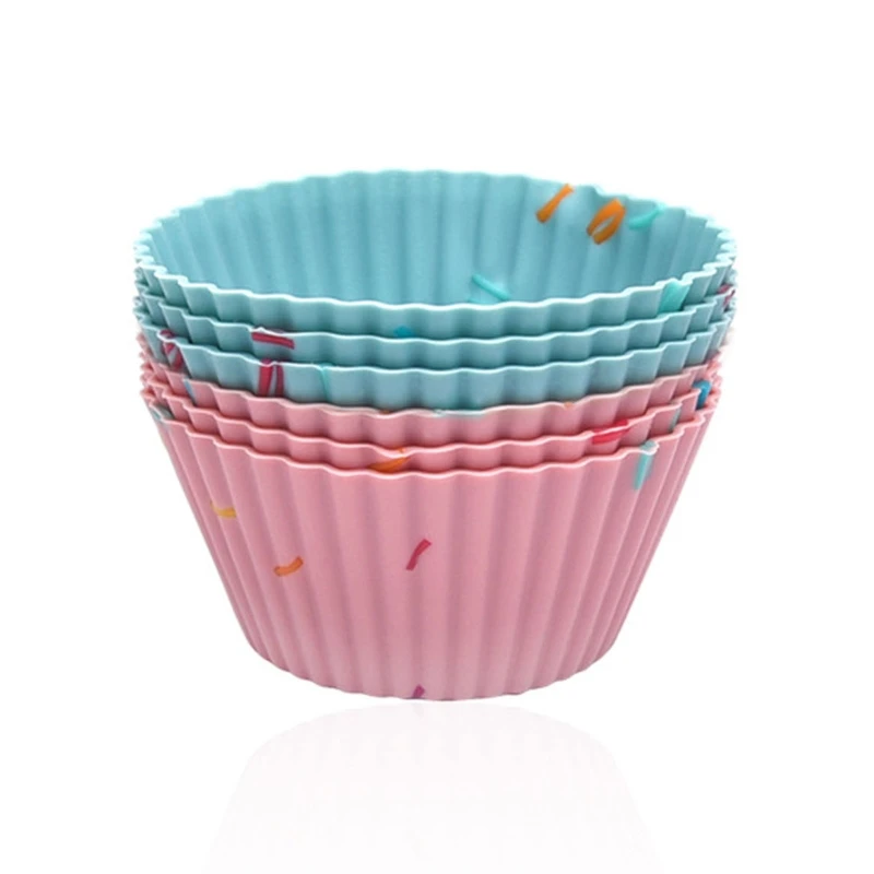Set of 6 Reusable Muffin Cups Non-Stick Cupcake Liner Multicolor Kutsinta Mold 
Set of 6 Reusable Muffin Cups Non-Stick Cupcake Liner Multicolor Kutsinta Mold