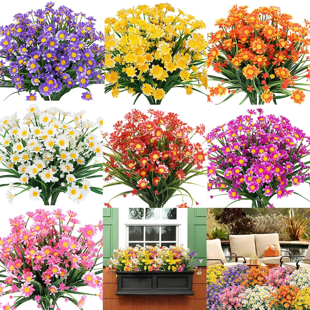 1 Bundles Artificial Daisies Fake Flowers UV Resistant Shrubs, Hanging Plants Garden Porch Home Wedding Farmhouse Decor
1 Bundles Artificial Daisies Fake Flowers UV Resistant Shrubs, Hanging Plants Garden Porch Home Wedding Farmhouse Decor