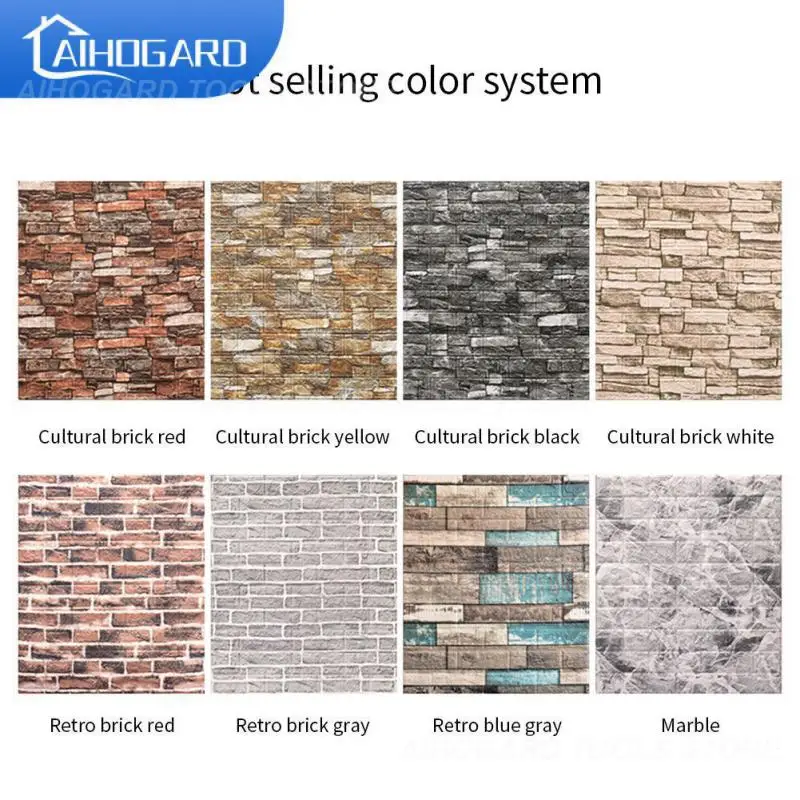 1~40PCS Home Self Adhesive Wallpaper Waterproof 3D Brick Wall Panel Living Room Brick Stickers Bedroom Kid Brick Wall Papers
1~40PCS Home Self Adhesive Wallpaper Waterproof 3D Brick Wall Panel Living Room Brick Stickers Bedroom Kid Brick Wall Papers