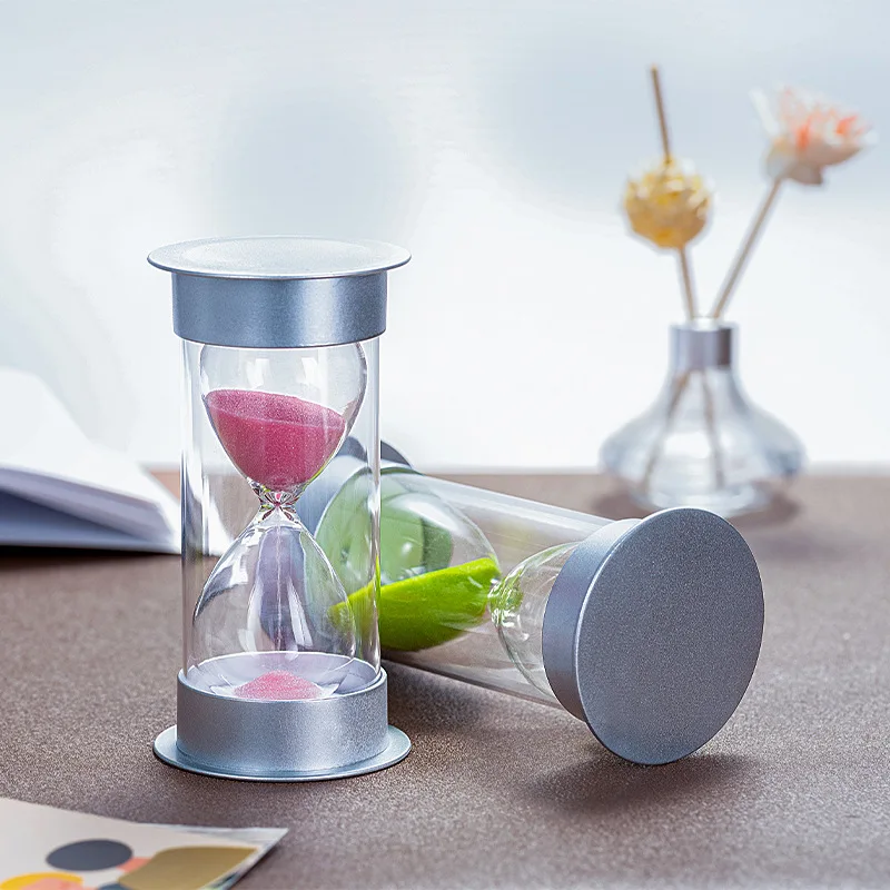 5/10/15/20/30/60 Mins Silver Cover Hourglass Children's Anti-fall Sandglass Fashion Simple Timer Gift Ornament Living Room Decor
5/10/15/20/30/60 Mins Silver Cover Hourglass Children's Anti-fall Sandglass Fashion Simple Timer Gift Ornament Living Room Decor
