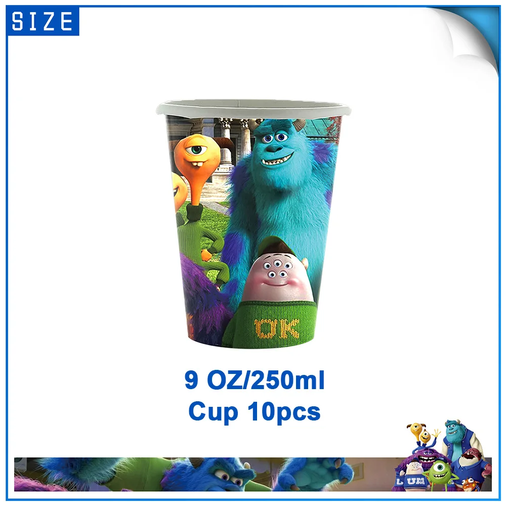 Тема Университета монстров, детская вечеринка по случаю дня рождения, одноразовая посуда, флаг, воздушный шар, баннер, украшения для фона, подарки для детей
Тема Университета монстров, детская вечеринка по случаю дня рождения, одноразовая посуда, флаг, воздушный шар, баннер, украшения для фона, подарки для детей