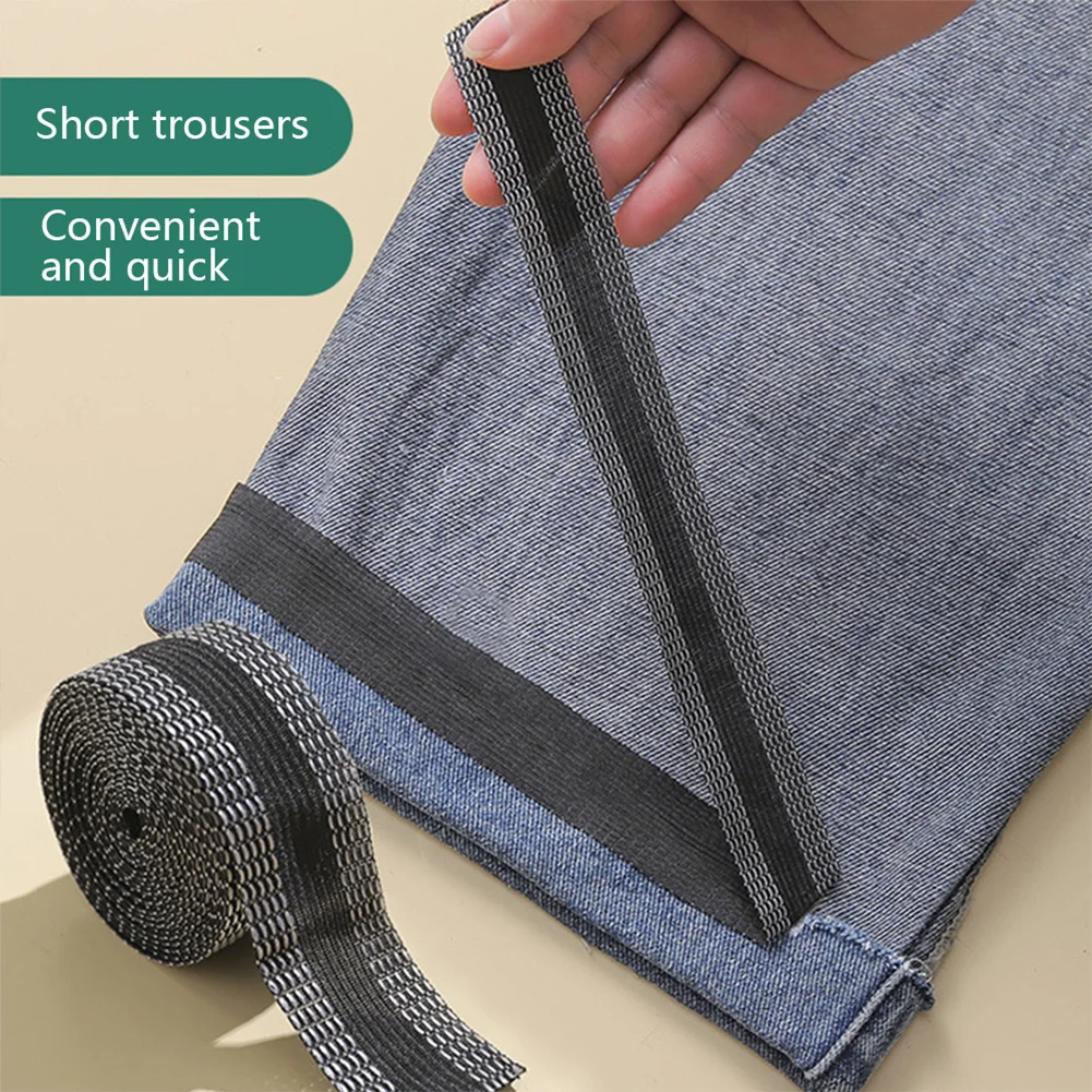 Self-Adhesive Pants Paste Iron On Pants Edge Shorten Repair Pants For Jean Clothing And Jean Pants Apparel DIY Sewing Fabric
Self-Adhesive Pants Paste Iron On Pants Edge Shorten Repair Pants For Jean Clothing And Jean Pants Apparel DIY Sewing Fabric