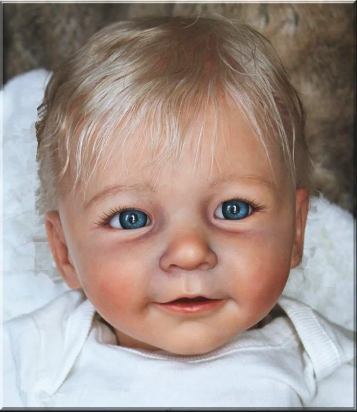 22inch/55cm Doll Advanced Painting Blood Vessels And Veins Visible Lifelike Silicone Vinyl Reborn Baby Doll With Lovely Clothes
22inch/55cm Doll Advanced Painting Blood Vessels And Veins Visible Lifelike Silicone Vinyl Reborn Baby Doll With Lovely Clothes