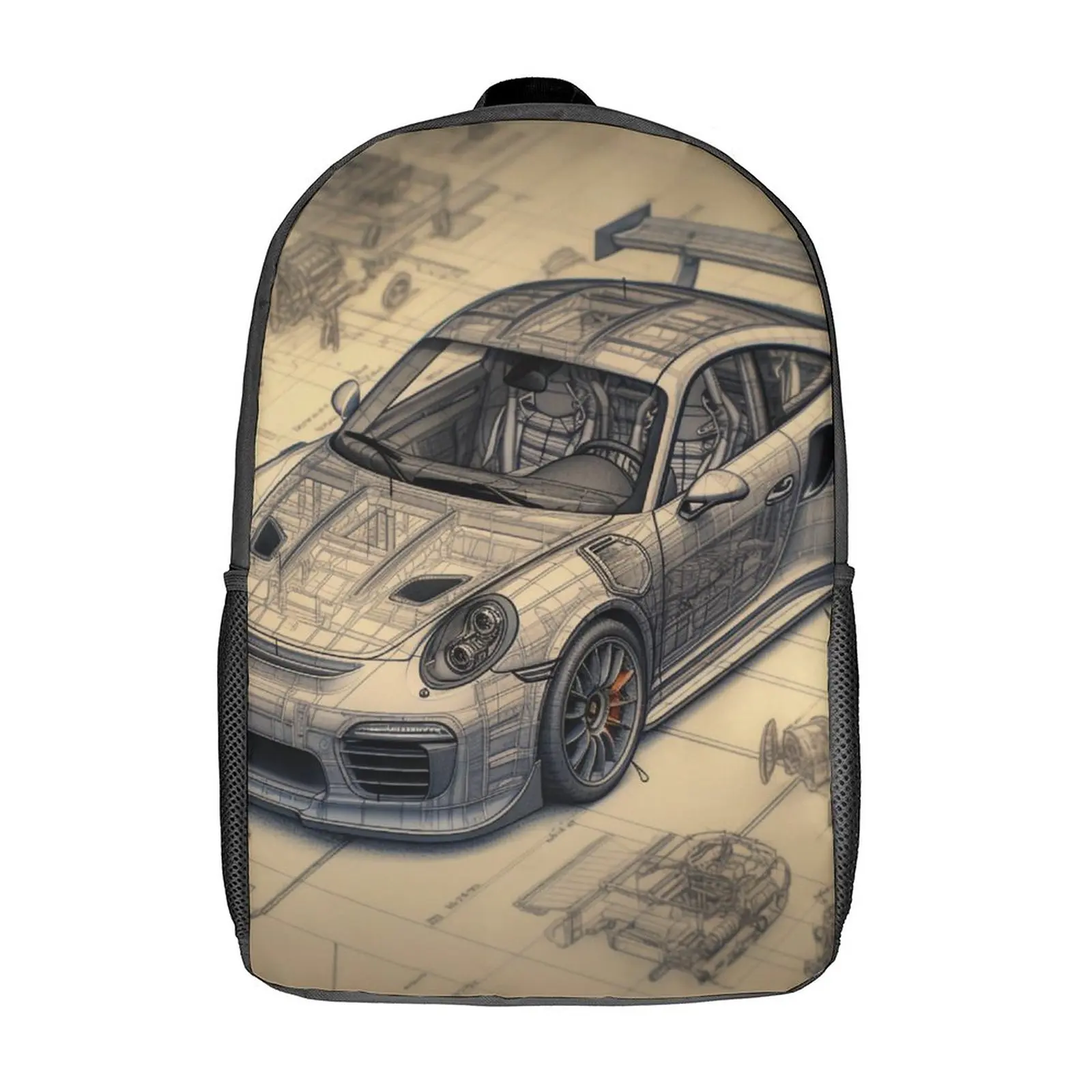 Classic Sports Car Backpack Schematics Pencil Drawing Daily Backpacks Women Design Large School Bags Leisure Rucksack
Classic Sports Car Backpack Schematics Pencil Drawing Daily Backpacks Women Design Large School Bags Leisure Rucksack