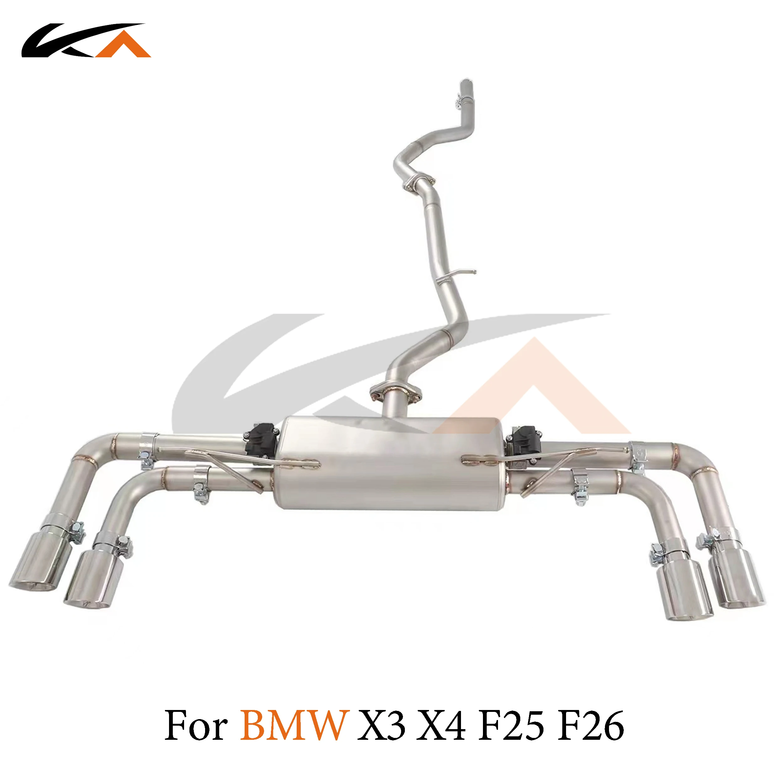 Выхлопная система KA тюнинг из нержавеющей стали для BMW X3 X4 F25 F26 N20 2 0 T
