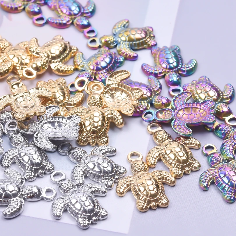 5pcs Sea Turtle Pendant Necklace Handmade Metal Animal Stainless Steel Charm Pendants For Jewelry Making Bulk Trendy Accessories
5pcs Sea Turtle Pendant Necklace Handmade Metal Animal Stainless Steel Charm Pendants For Jewelry Making Bulk Trendy Accessories