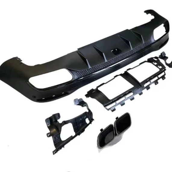 Rear Bumper Lip Muffler Exhaust Tip Splitter Diffuser Protector For Benz GLE GLS V167 X167 2020+ GLE63 AMG
Rear Bumper Lip Muffler Exhaust Tip Splitter Diffuser Protector For Benz GLE GLS V167 X167 2020+ GLE63 AMG