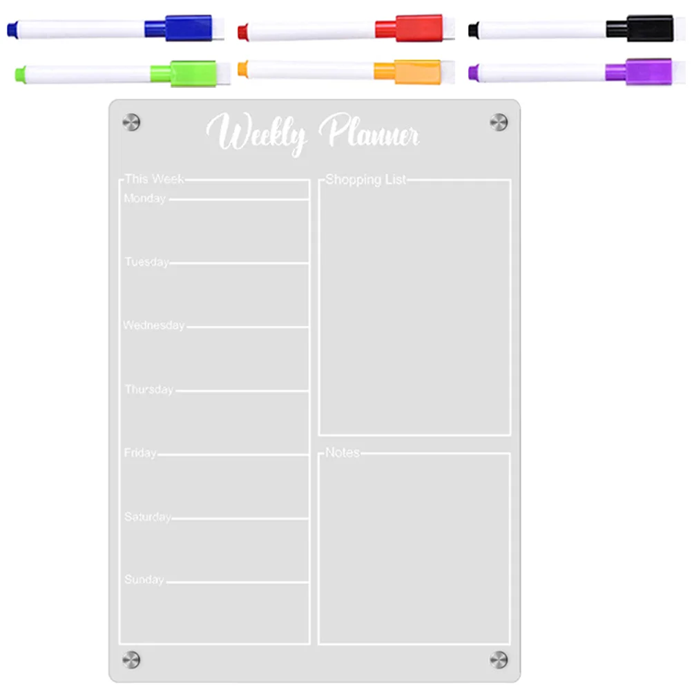 Weekly Reminder Erasable Schedule Acrylic Calendar For Fridge Calendar Dry Erase Board For Schedule Reminder Refrigerator
Weekly Reminder Erasable Schedule Acrylic Calendar For Fridge Calendar Dry Erase Board For Schedule Reminder Refrigerator