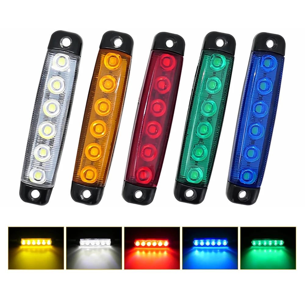 10Pcs Side Marker Lights For Trailer RV Boat Position Lights 12V 24V Truck LED Clearance Lights Red Green White Amber Blue
10Pcs Side Marker Lights For Trailer RV Boat Position Lights 12V 24V Truck LED Clearance Lights Red Green White Amber Blue