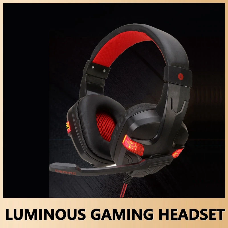 SY860 Eating Chicken Xbox Wired PS4/5 Headset Gaming Computer Head-mounted Luminous Headset
SY860 Eating Chicken Xbox Wired PS4/5 Headset Gaming Computer Head-mounted Luminous Headset