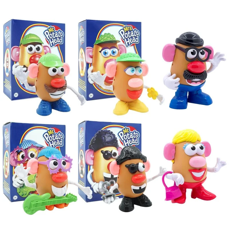 Hasbro Mr Potato Head Mrs Egg Head Figure Doll Body Building Block Cute Kawaii Toys Action Figure Model Gift
Hasbro Mr Potato Head Mrs Egg Head Figure Doll Body Building Block Cute Kawaii Toys Action Figure Model Gift