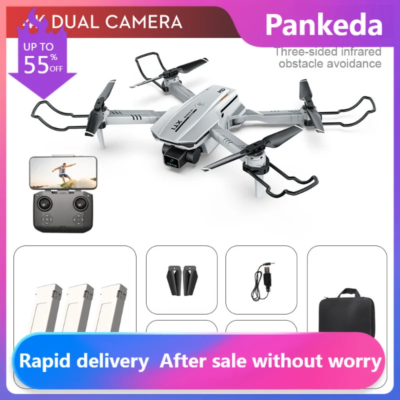 2022 New Mini Drone 4K Professional Camera FPV WIFI Three-Way Obstacle Avoidance Foldable Quadcopter RC Helicopter Toys drones
2022 New Mini Drone 4K Professional Camera FPV WIFI Three-Way Obstacle Avoidance Foldable Quadcopter RC Helicopter Toys drones