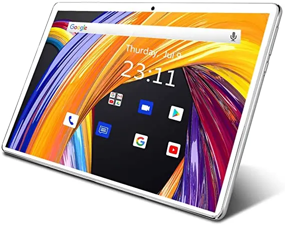 Tablet with Case, Android 10.0 Tablet PC, 10 Inch Quad core 5MP+8MP Dual Camera
Tablet with Case, Android 10.0 Tablet PC, 10 Inch Quad core 5MP+8MP Dual Camera