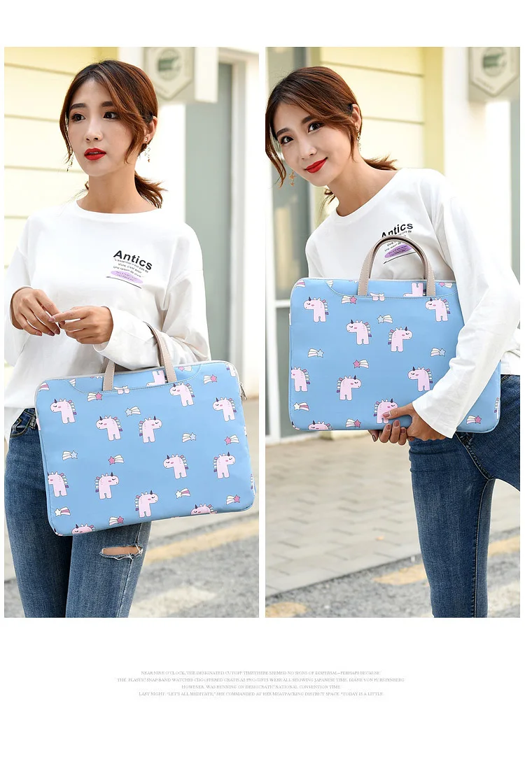 15.6 inch portable laptop bag female Korean version fashion cartoon liner bag printing gift computer bag
15.6 inch portable laptop bag female Korean version fashion cartoon liner bag printing gift computer bag